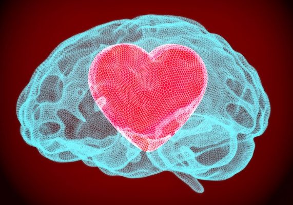 Image of heart in brain representing a cognitive therapy clinic